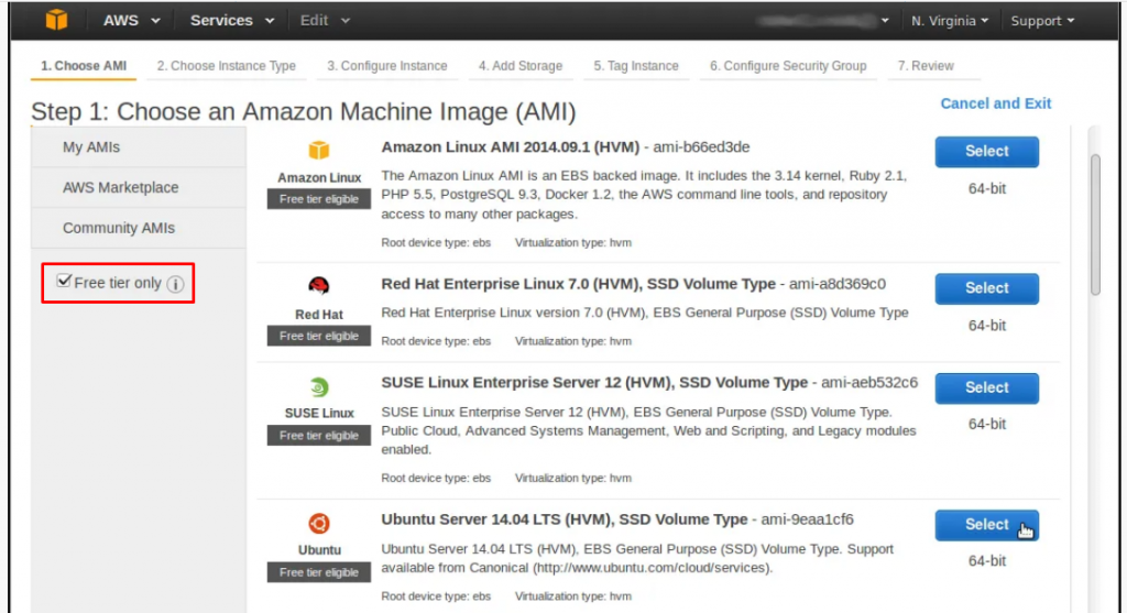 Amazon Free VPS Hosting